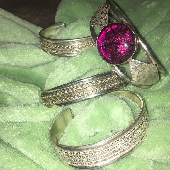 Hand Crafted Jewelry - Silver bracelet $10 each or fair offer